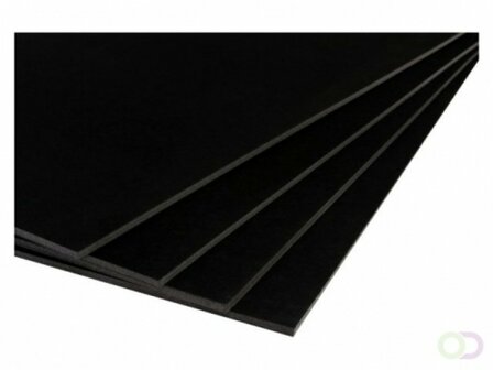 Foamboard Zwart 5mm A3