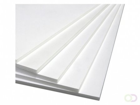 Foamboard Wit 10mm 50x70