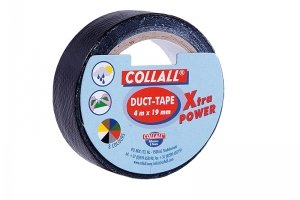 Collall Duct Tape zwart 19mm