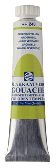 Gouache Groengeel