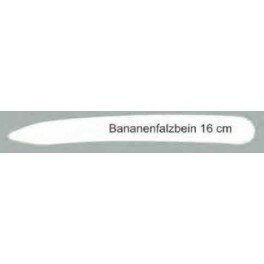 Vouwbeen 16cm, banaanvorm