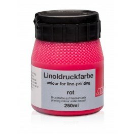 Lino verf 250ml rood