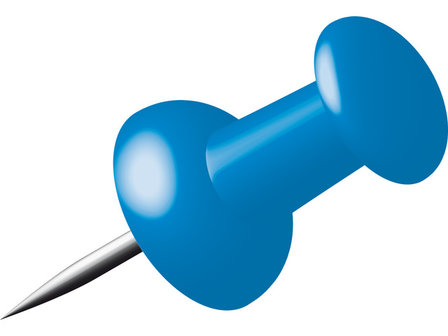 Alco pushpins donkerblauw