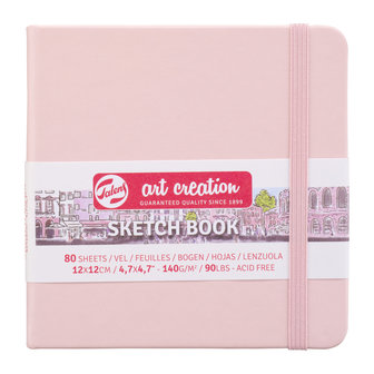 Talens Art Creation Schetsboek Pastel Pink 12x12