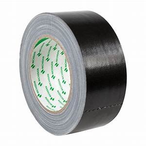 Nichiban gaffertape zwart, 25 meter