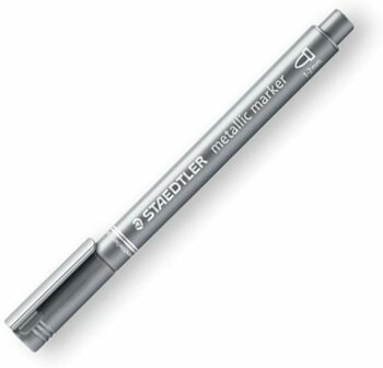 Staedtler metallic marker, zilver