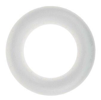 Styropor ring, Diameter 25cm. Dikte 4 cm