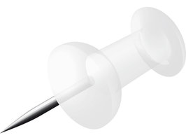 Alco pushpins transparant