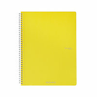 Fabriano Accademia schetsboek A4, 90gsm. Blanco. Ringband. Geel