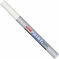Uniball Paint Marker extra fijn, 0,8mm. Zilver