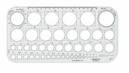 Staedtler cirkerlsjabloon, 1-36mm