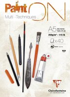 Clairfontaine PaintOn, 250gr. A5, Mixed Media