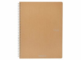 Fabriano Accademia schetsboek A4, 90gsm. Blanco. Ringband. Kraft